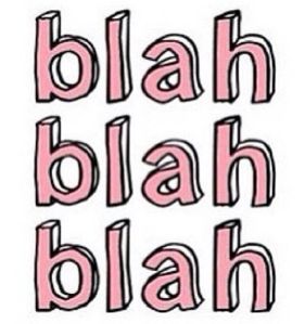blah