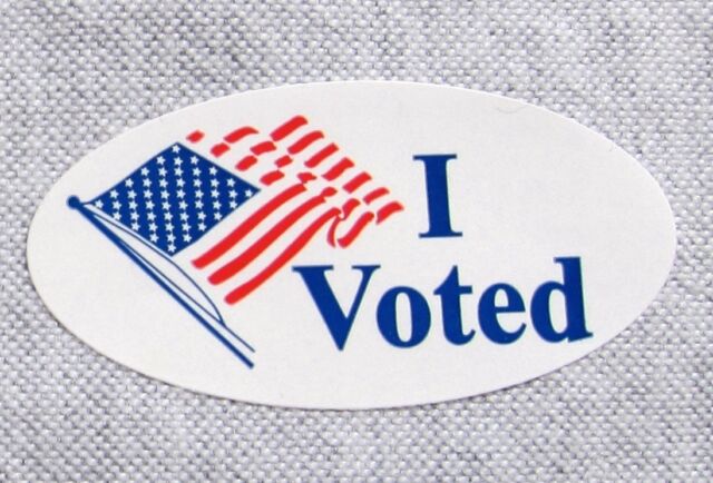 I voted sticker